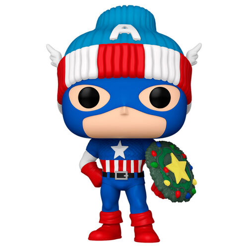 Figura POP Marvel Capitan America Holiday