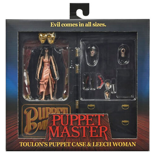 Puppet Master Toulons Puppet Case & Leech Woman figure 10cm