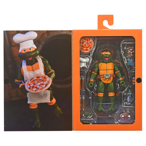 Teenage Mutant Ninja Turtles Cartoon Ultimate Michelangelo VHS figure 18cm