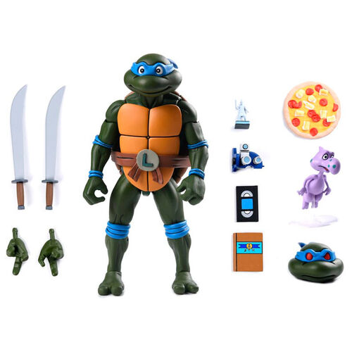 Figura Ultimate Leonardo Comics Tortugas Ninja 18cm