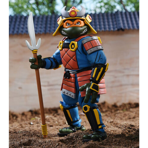 Set 2 figuras Space Adventure Donatello & Samurai Adventure Michelangelo Tortugas Ninja 18cm