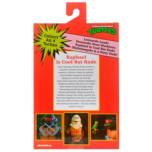 Teenage Mutant Ninja Turtles Cartoon Ultimate Raphael VHS figure 18cm