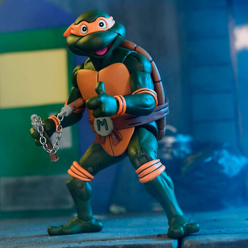 Teenage Mutant Ninja Turtles Cartoon Ultimate Michelangelo VHS figure 18cm