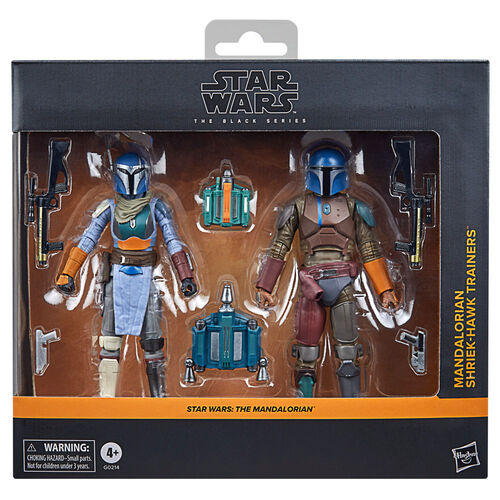 Star Wars The Mandalorian - Mandalorian & Shriek-Hawk Trainers set 2 figures 15cm