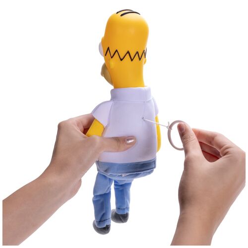 Peluche parlante Homer Shelf Los Simpsons ingles 33cm