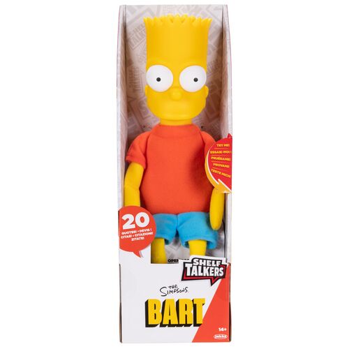 English The Simpsons Shelf Talkers Bart plush toy 33cm