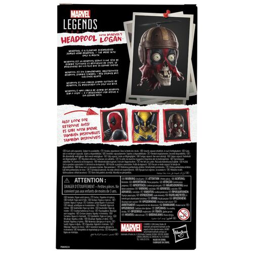 Marvel Legends Series Deadpool & Wolverine - Headpool with Marvels Logan figure 15cm