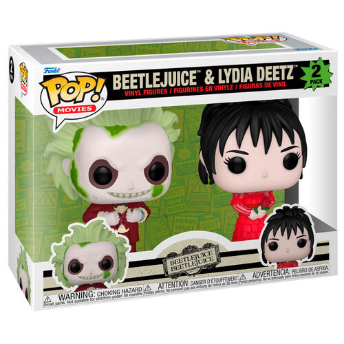 Blister 2 figures POP Beetlejuice 2 - Beetlejuice & Lydia Deetz