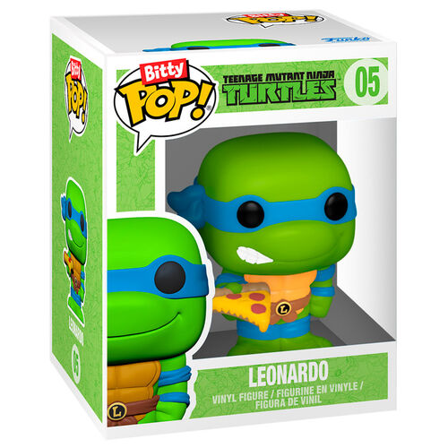 Bitty POP figure Ride Teenage Mutant Ninja Turtles Leonardo and Turtle Van