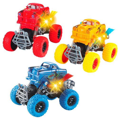 Monster car with light and sound assorted