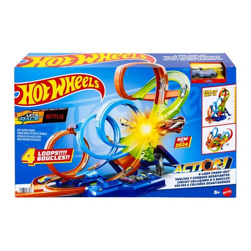 Hot Wheels Action 4-Loop Crash-Out