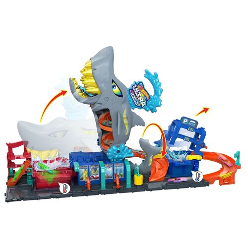 Hot Wheels City Ultra Shark Car Wash