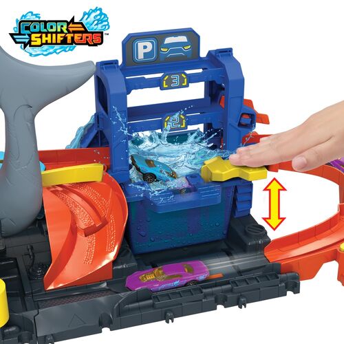 Hot Wheels City Ultra Shark Car Wash