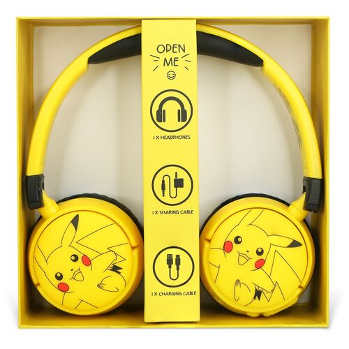 Pokemon Pikachu kids headphones