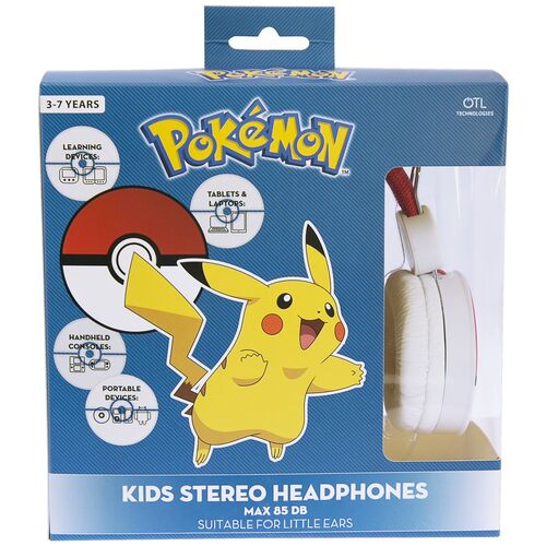 Pokemon Pokeball core kids headphones