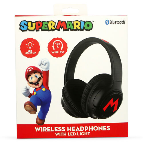 Super Mario Bros wireless LED headphones