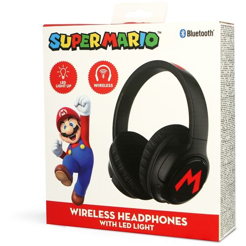 Super Mario Bros wireless LED headphones