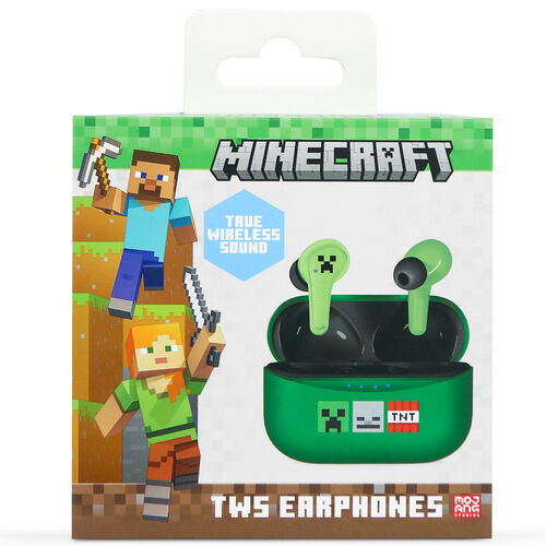 Auriculares inalambricos Minecraft