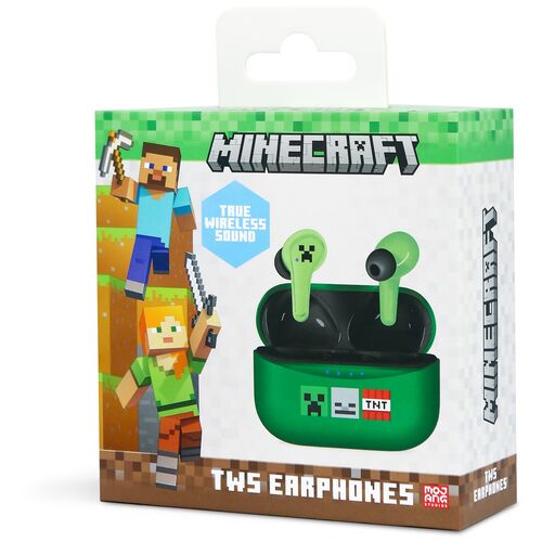 Auriculares inalambricos Minecraft