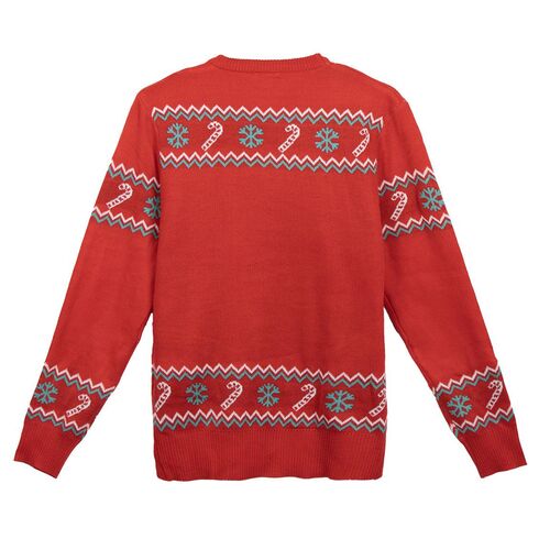 Disney Stitch adult Christmas knitted jumper