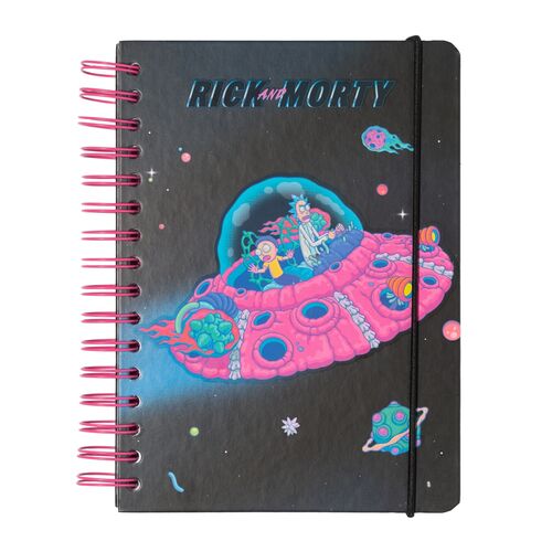 Rick & Morty A5 notebook