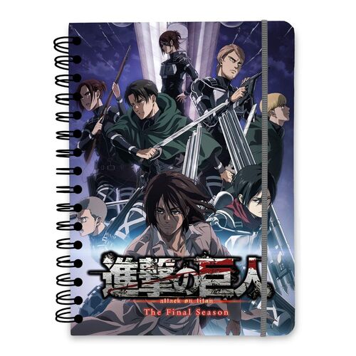 Attack on Titan A5 notebook