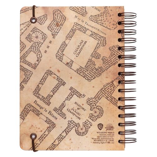 Harry Potter Marauders Map A5 notebook