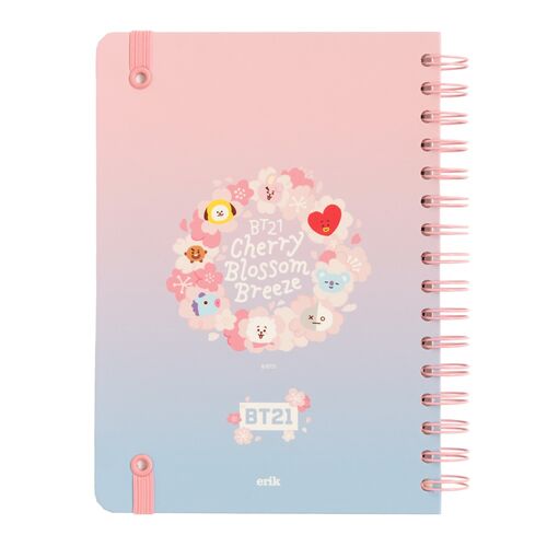 BT21 Sakura A5 notebook