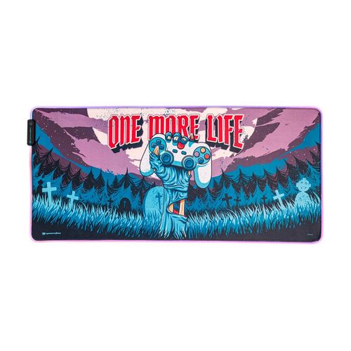 One More Life Gameration Led gaming desk mat