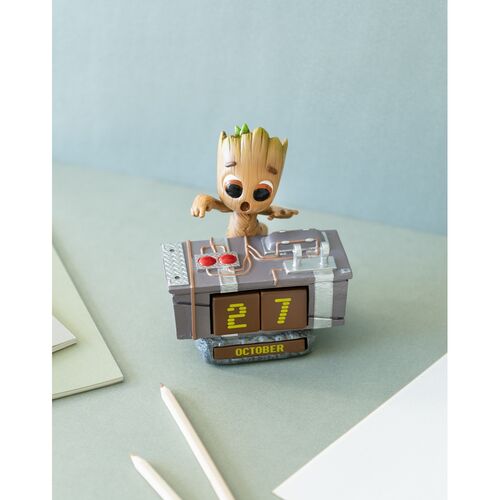 Marvel Guardians of the Galaxy Groot Death Button 3D perpetual calendar