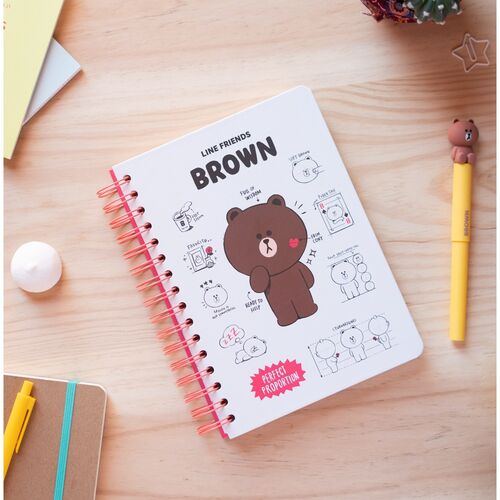 Line Friends A5 notebook