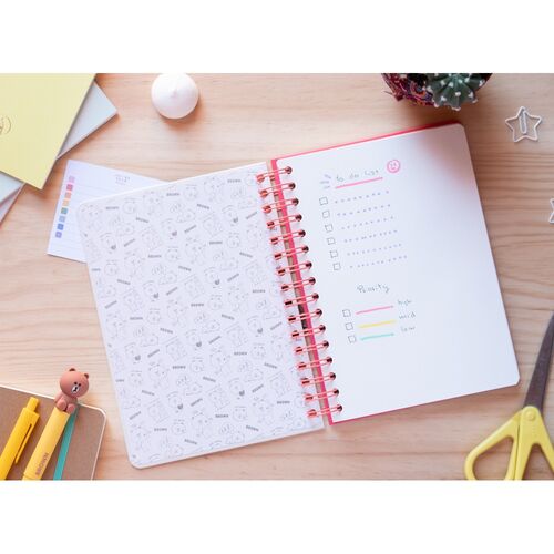 Line Friends A5 notebook