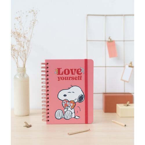 Snoopy Love Yourself A5 notebook