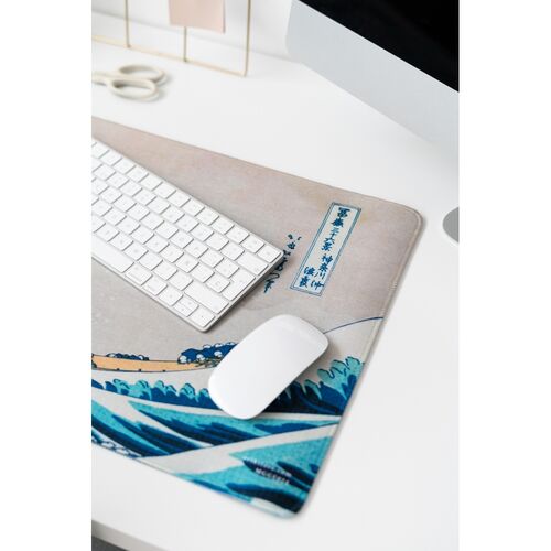 The Great Wave of Kanagawa Hokusai gaming desk mat