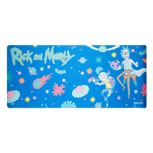 Rick and Morty gaming desk mat