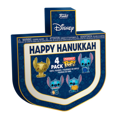 Pocket POP set 4 figures Disney Stitch Happy Hanukkah