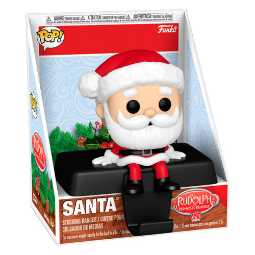 POP figure Edge-Sitter Rudolph The Red-Nosed Reindeer Santa Claus