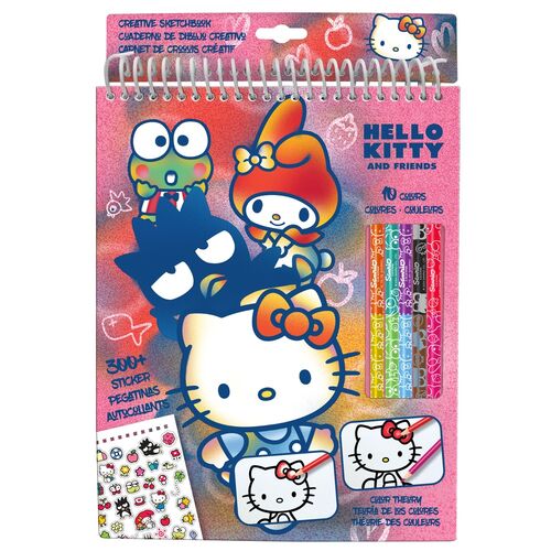 Hello Kitty pencil colouring set