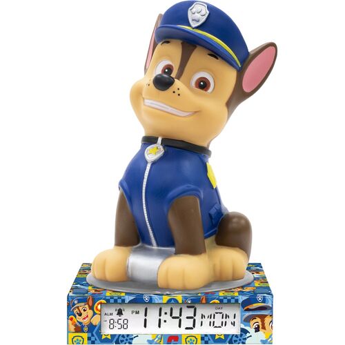 Paw Patrol 3D lamp with alarm clock