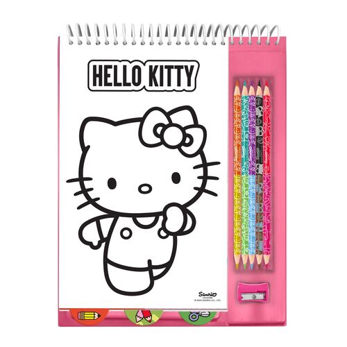 Hello Kitty pencil colouring set