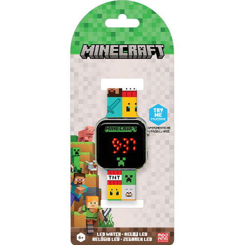 Minecraft led watch