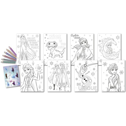 Disney Frozen Colouring set with stickers