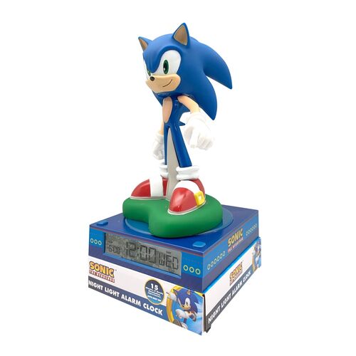 Lampara 3D con despertador Sonic the Hedgehog