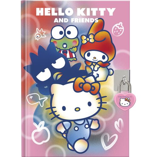 Diario + boligrafo magico + boligrafo topper Hello Kitty