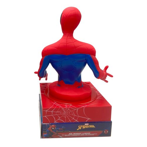 Marvel Spiderman 3D lamp with alarm clock