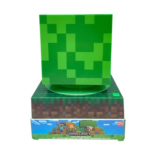 Minecraft 3D lamp with alarm clock