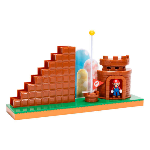 Super Mario Bro Level End playset