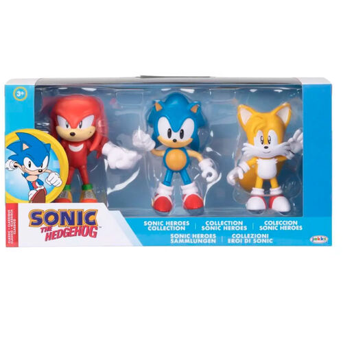 Blister 3 figuras Classic Sonic the Hedgehog 10cm