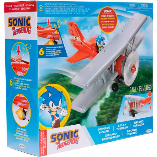 Sonic the Hedgehog Tornado biplane