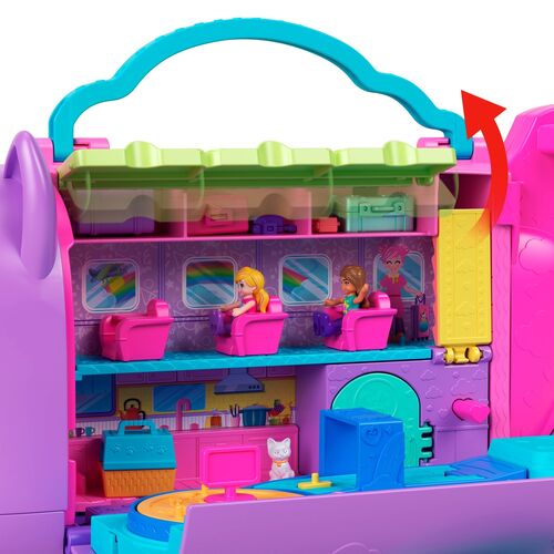 Polly Pocket Kitten Airplane chest